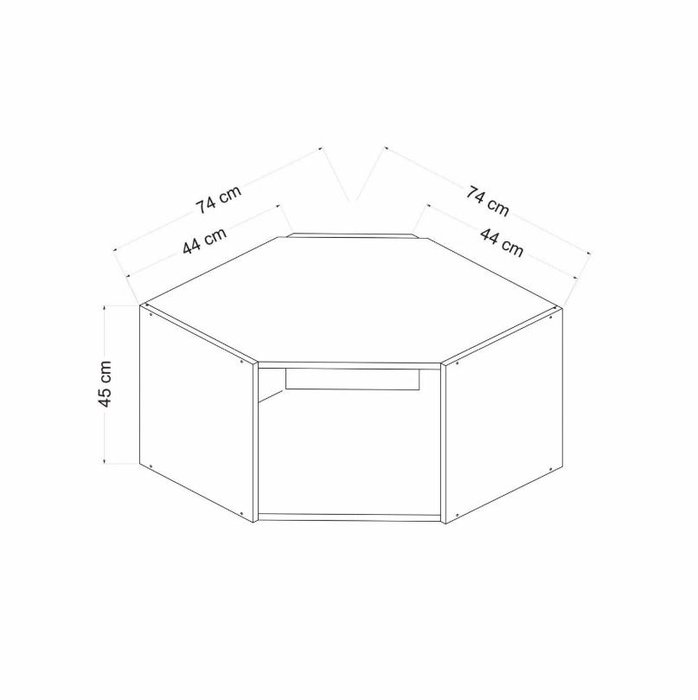 Hanah Home Armario Kale White - 2305 Blanco